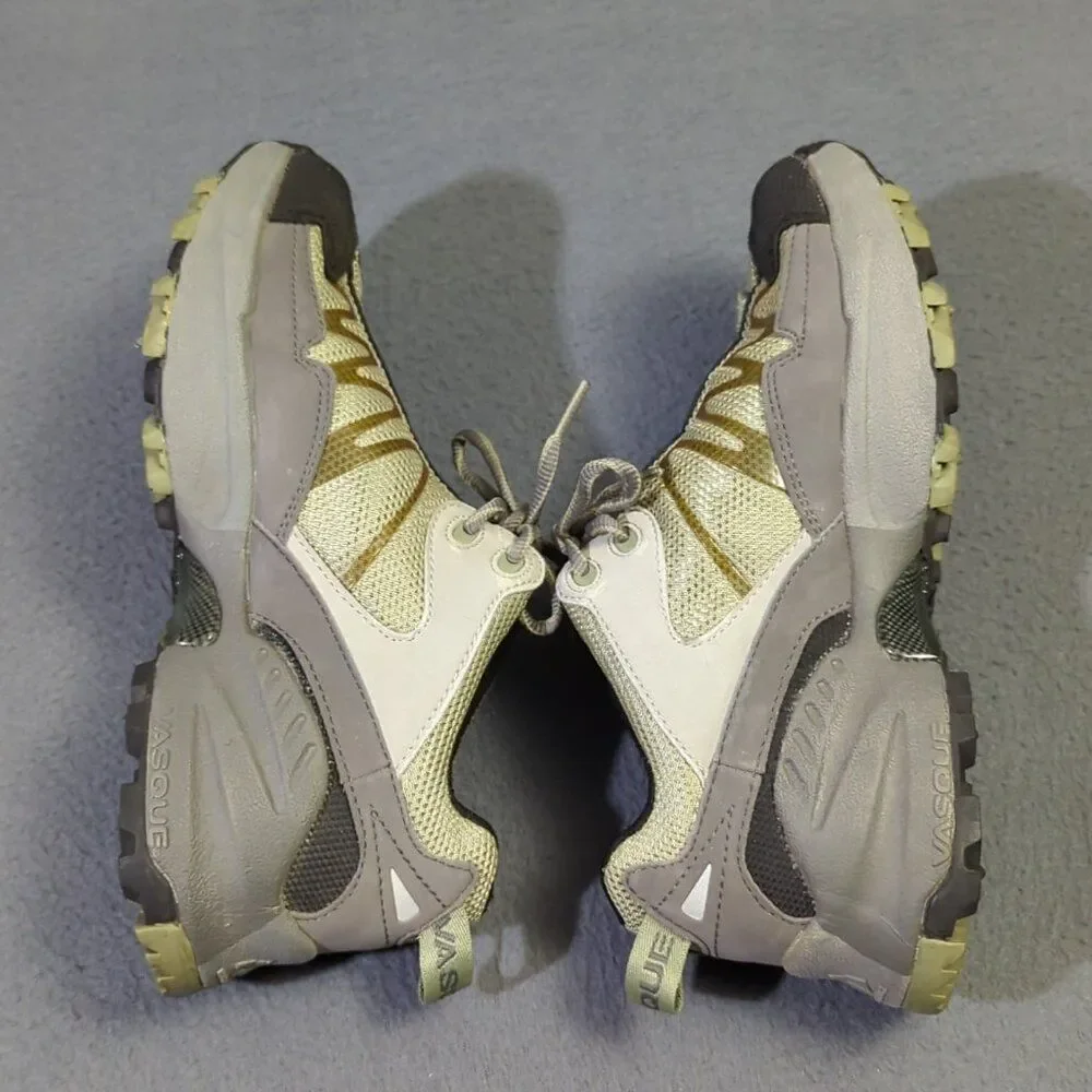 Vasque Shoes Women's 7.5M Gray / Green Velocity Trail Running Hiking All Terrain